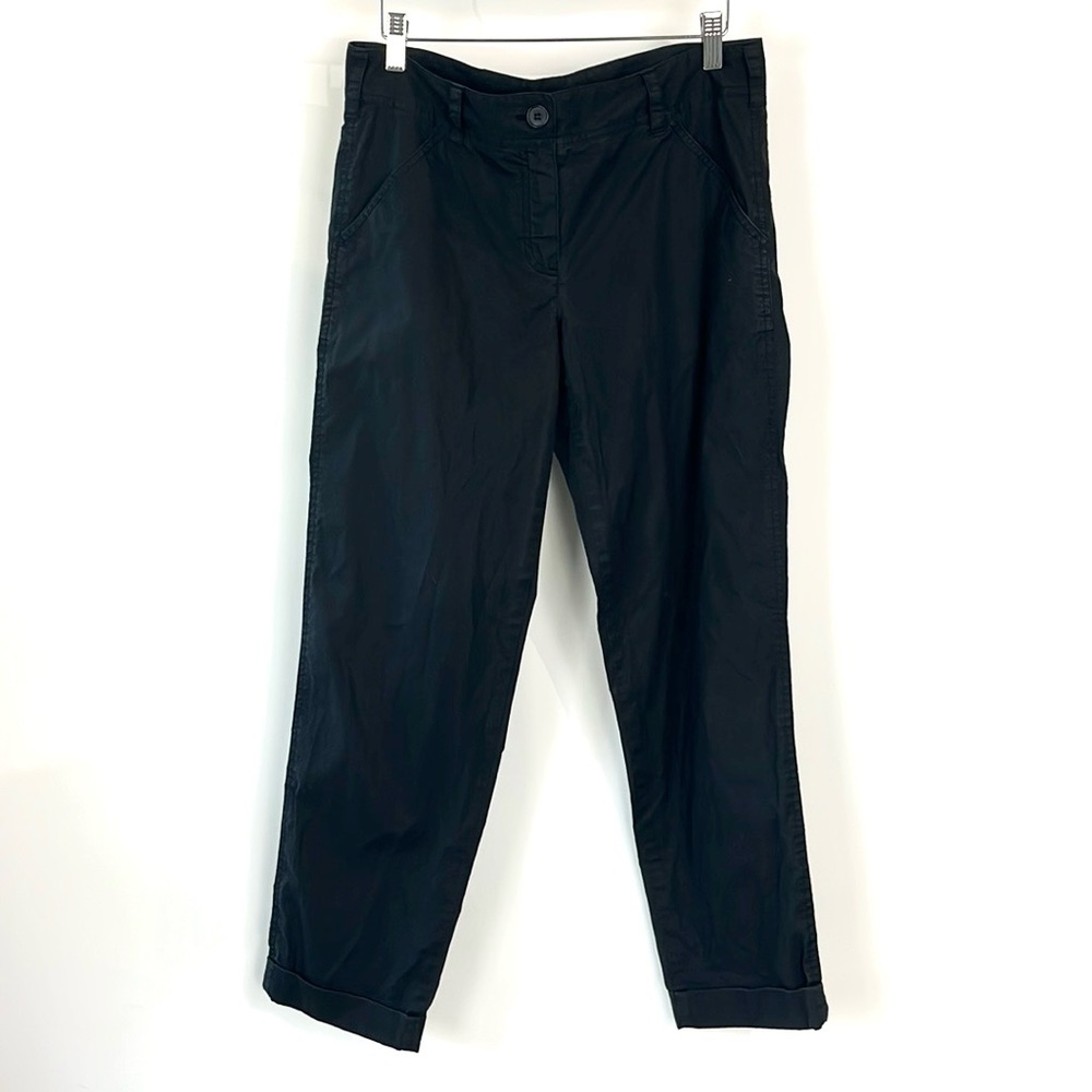 Theory Klemise Pure Navy Cropped Chinos